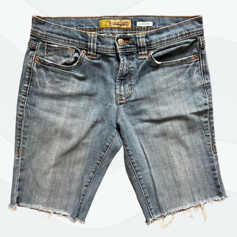 Low Waist Stretch Jean Shorts